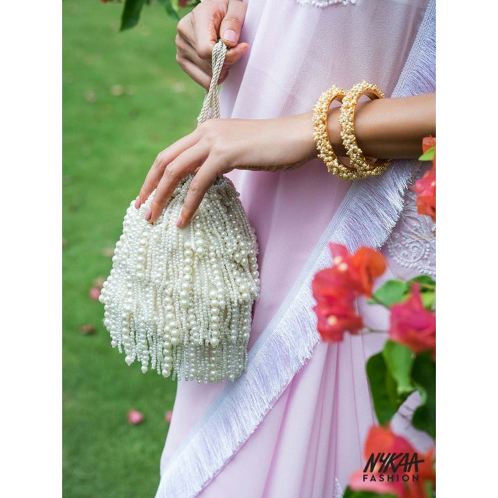 Adora By Ankita Pearl Simple Flapper Bag