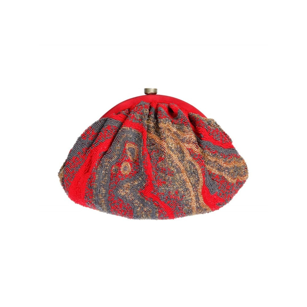Lovetobag Red Gemstone CPC Clutch