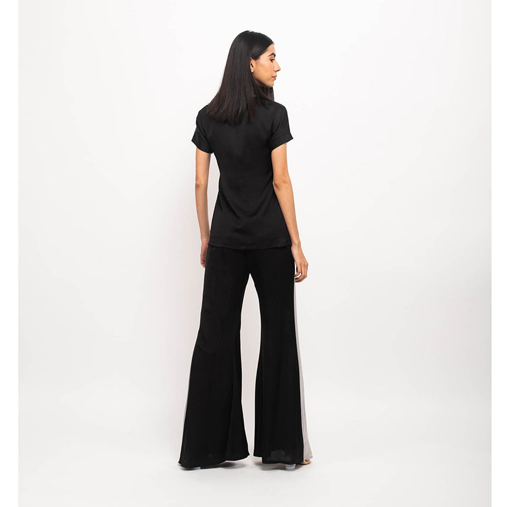 NEORA BY NEHAL CHOPRA Black & Grey Co Ord (Set of 2)