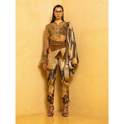 Nikita Mhaisalkar Sundown Coffee Shirt