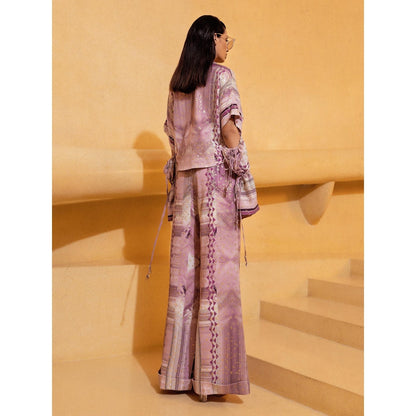 Nikita Mhaisalkar Lilac Floss Print Top