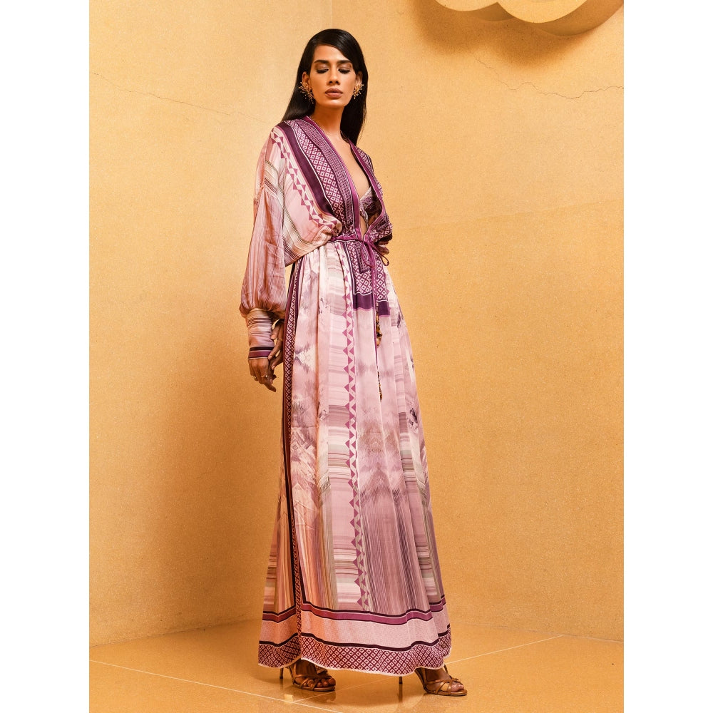 Nikita Mhaisalkar Lilac Bralette Dress