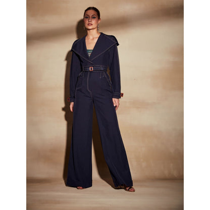 Nikita Mhaisalkar Midnight Blue Jacket