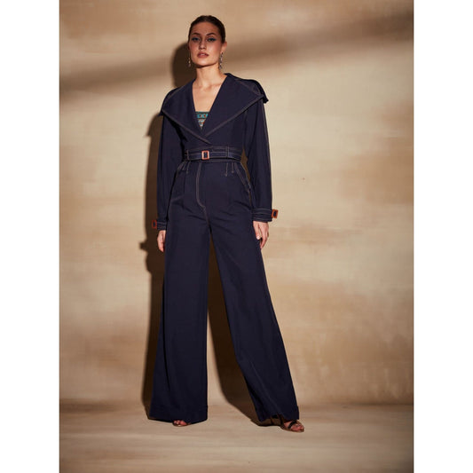 Nikita Mhaisalkar Midnight Blue Jacket