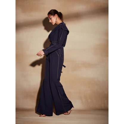 Nikita Mhaisalkar Midnight Blue Jacket