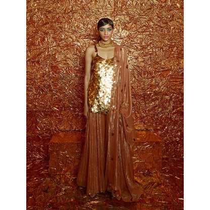 Nirmooha Sequin Sharara Set (Set of 3)