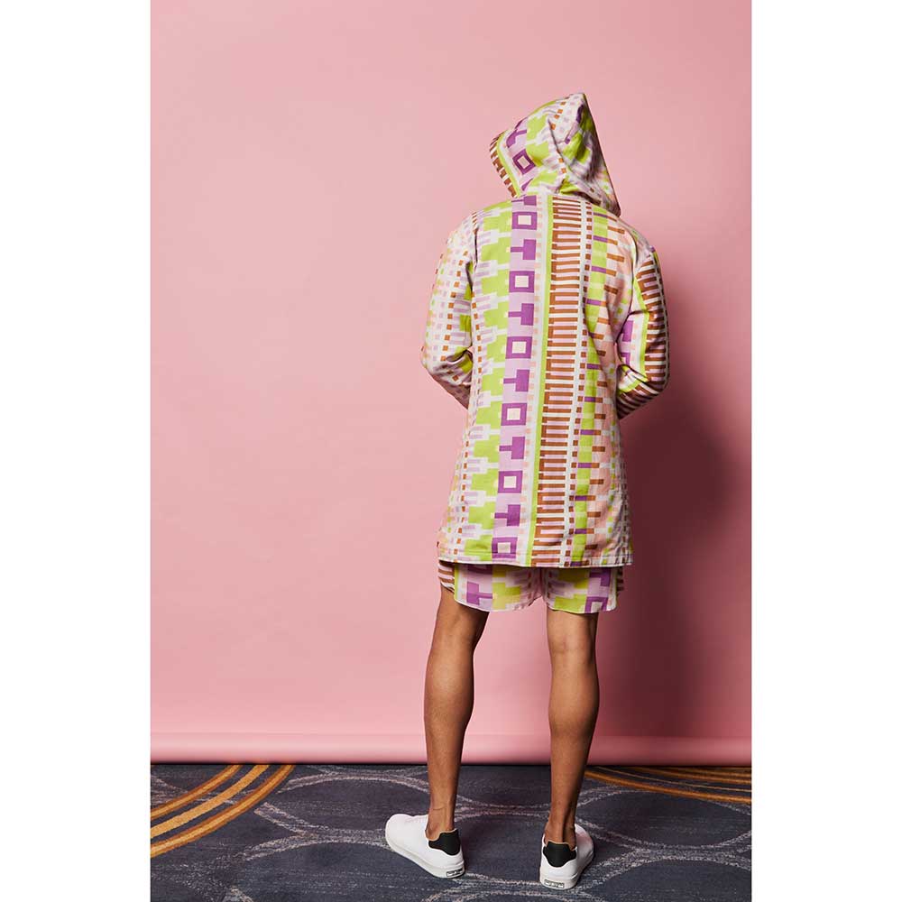 Nirmooha Geometric Printed Shirt and Shorts (Set of 2)