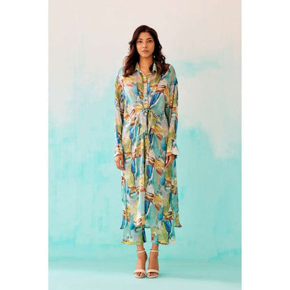 NORN Brushstroke Knot Dress