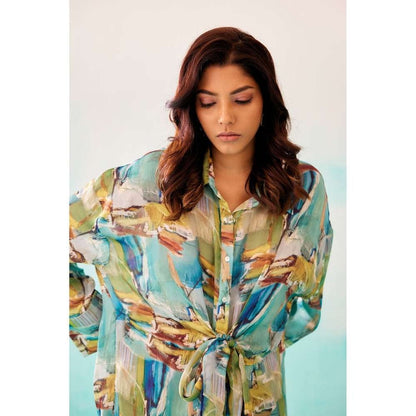 NORN Brushstroke Knot Dress