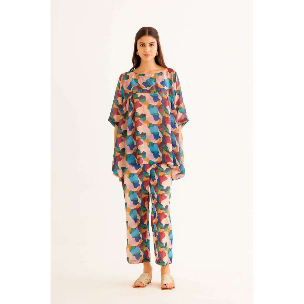 NORN Abstract Line Blouse