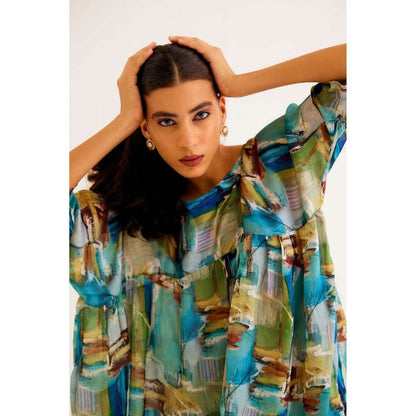NORN Brushstroke Line Blouse