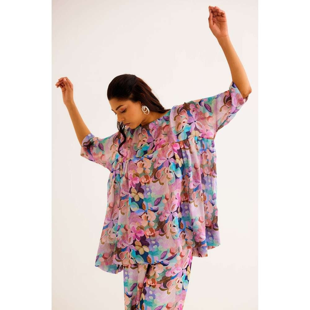 NORN Floral Line Blouse