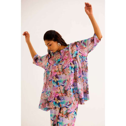 NORN Floral Line Blouse