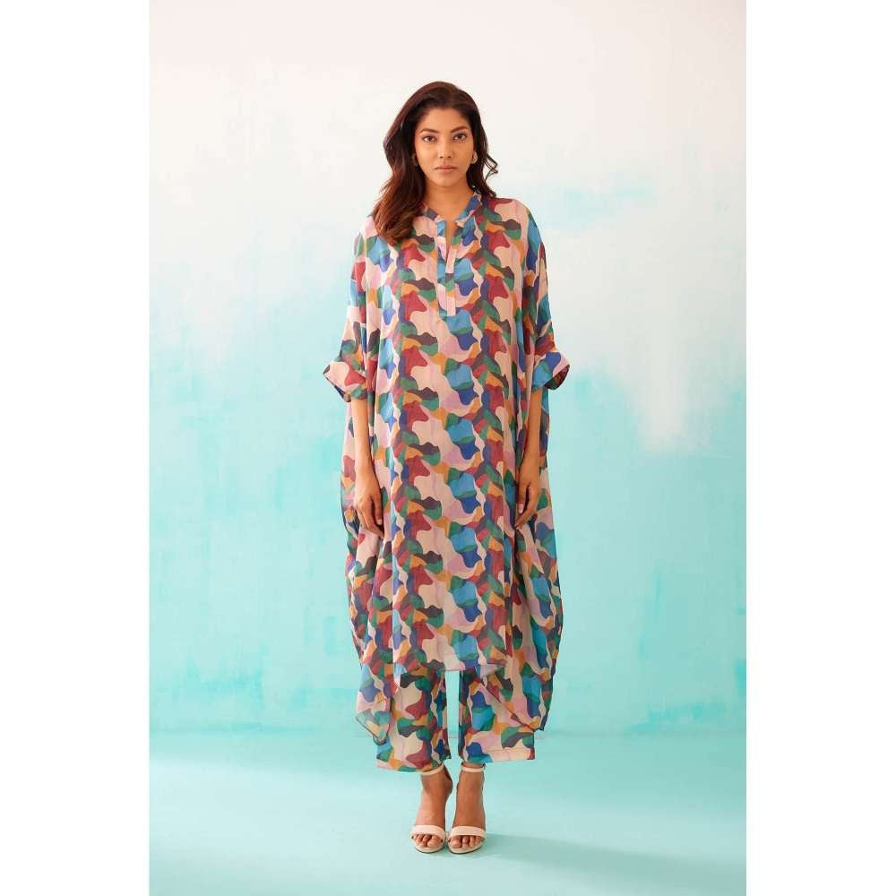 NORN Abstract Long Kaftan
