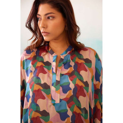 NORN Abstract Long Kaftan