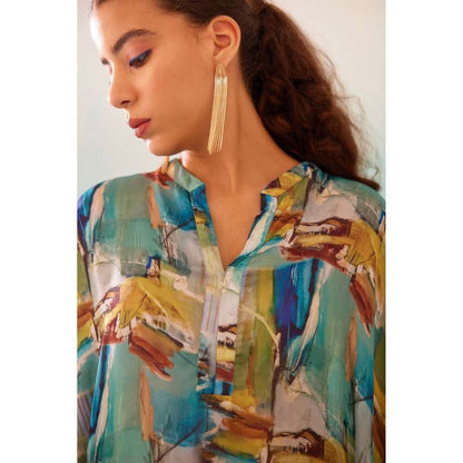 NORN Brushstroke Long Kaftan