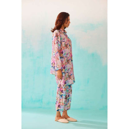 NORN Floral Low Back Shirt