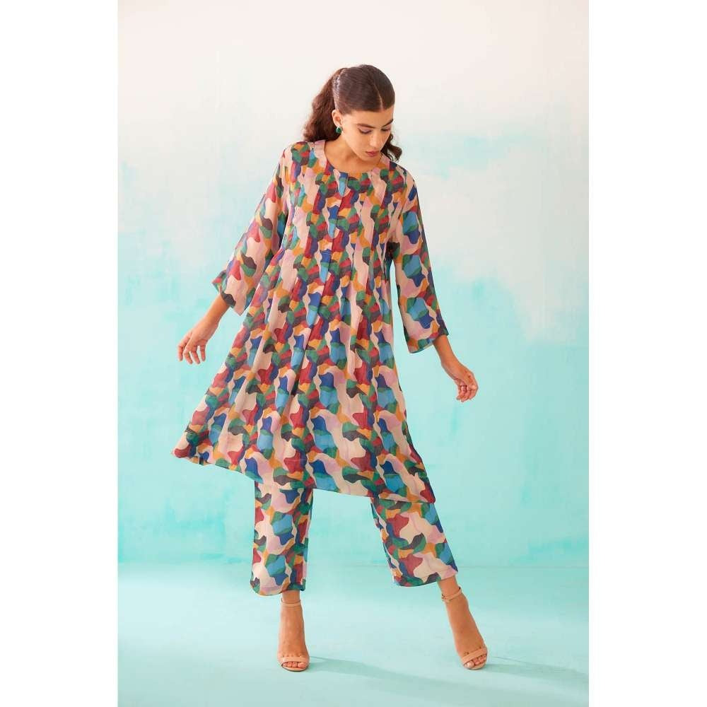 NORN Abstract Pleat Tunic