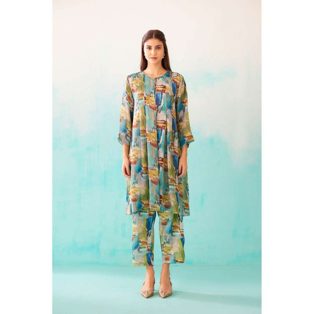 NORN Brushstroke Pleat Tunic