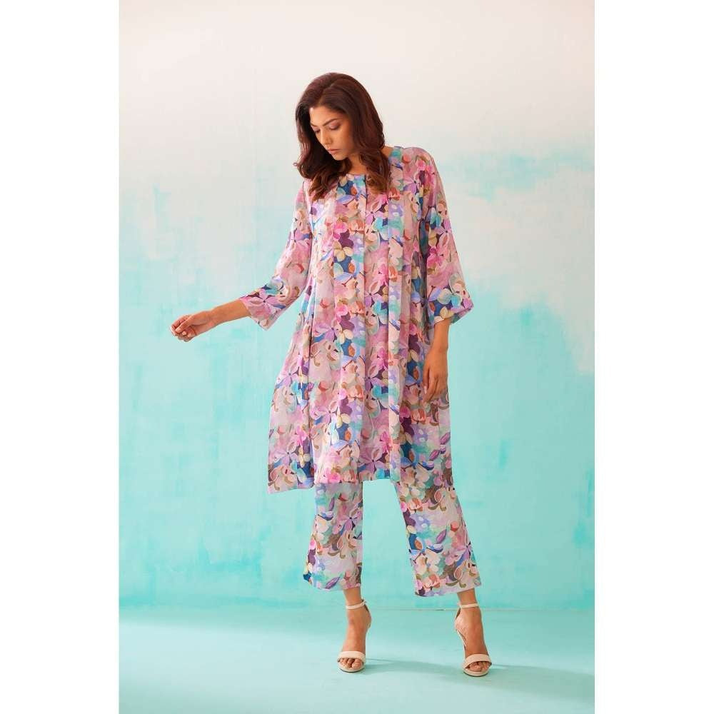 NORN Floral Pleat Tunic