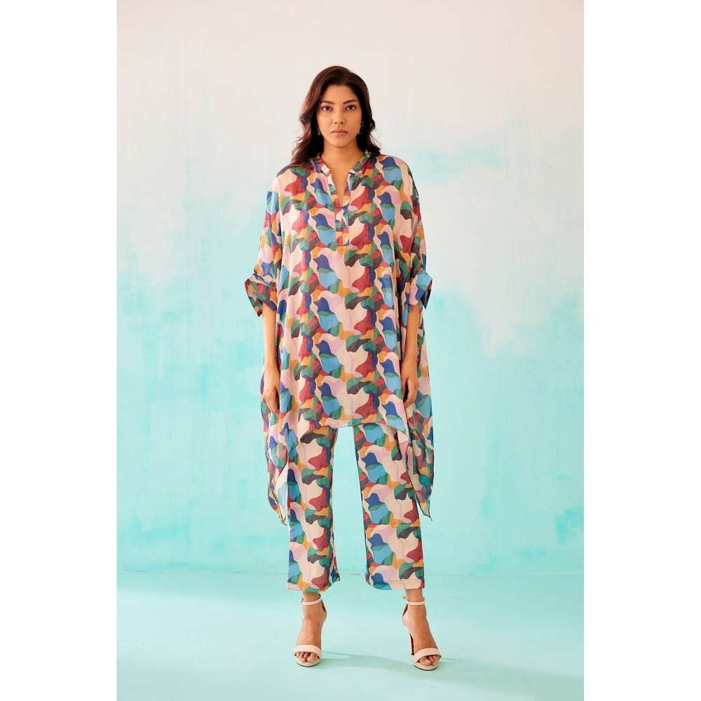 NORN Abstract Short Kaftan