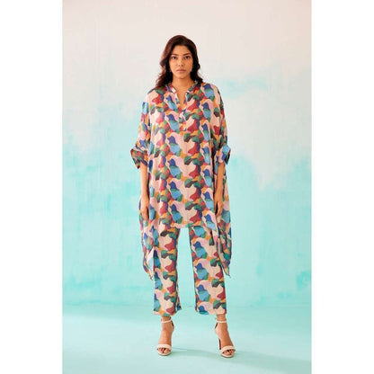NORN Abstract Short Kaftan