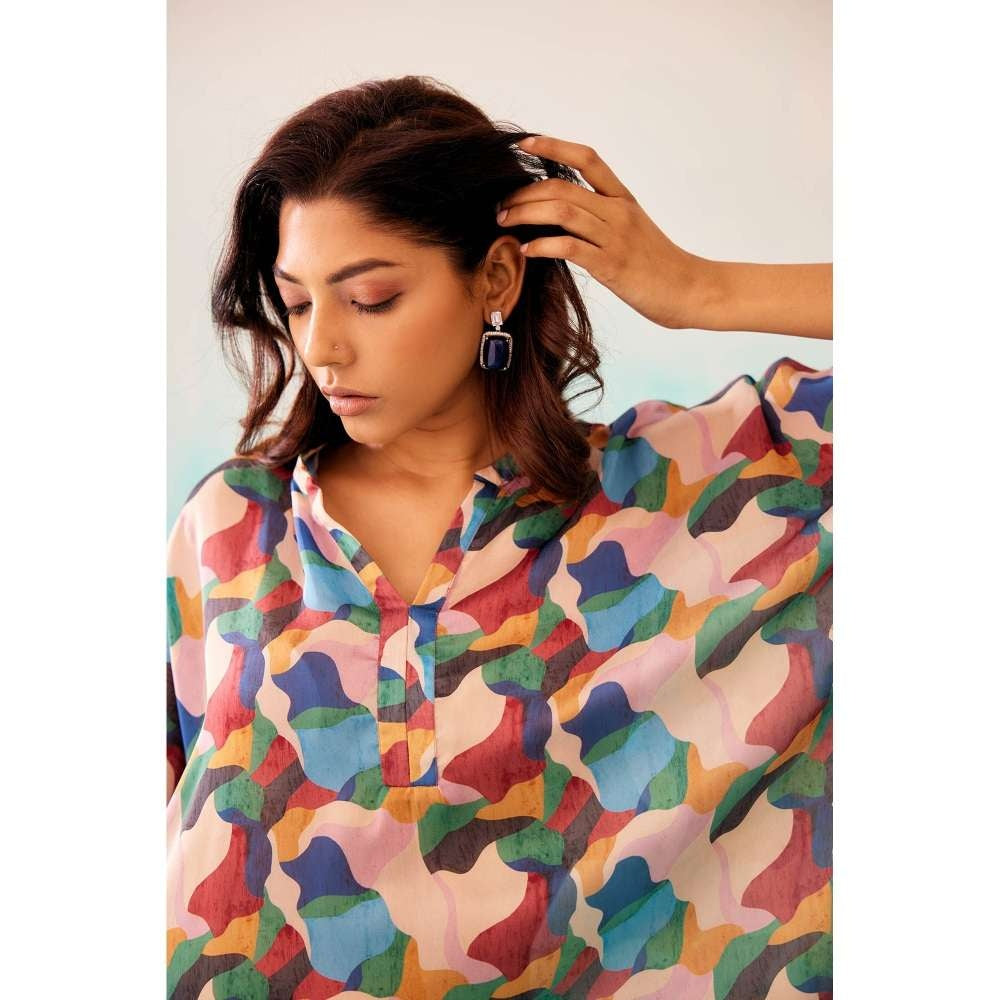 NORN Abstract Short Kaftan