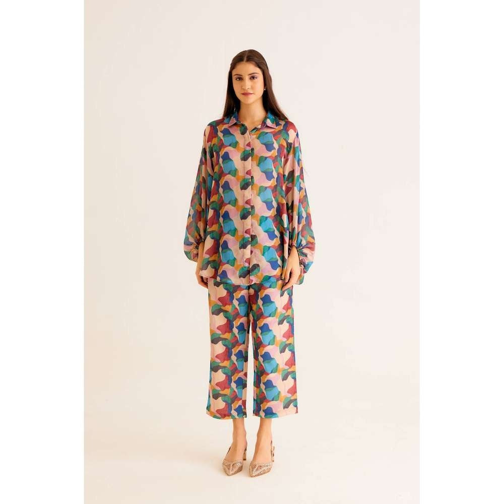 NORN Abstract Work Blouse