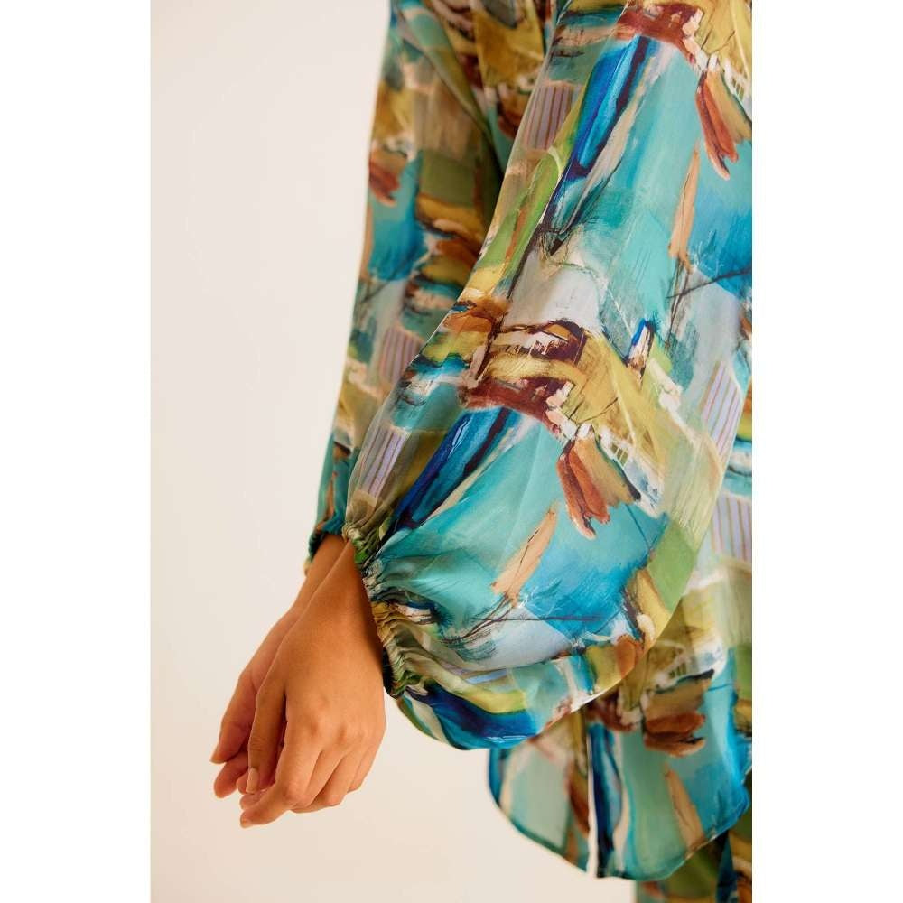 NORN Brushstroke Work Blouse