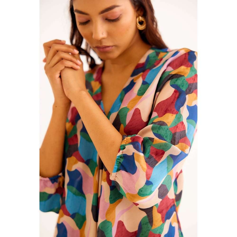 NORN Abstract Wide Pants