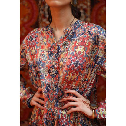 NORN Multi-Color Taza Back Yoke Shirt