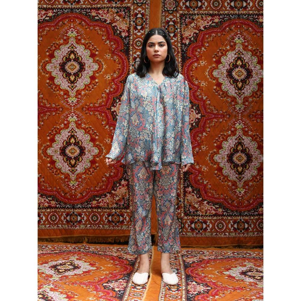 NORN Blue Atlas Bias Top Ws