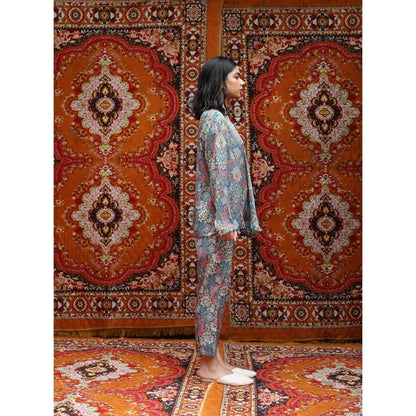 NORN Blue Atlas Bias Top Ws