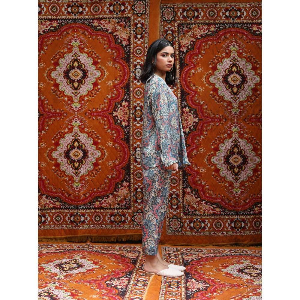 NORN Blue Atlas Bias Top Ws