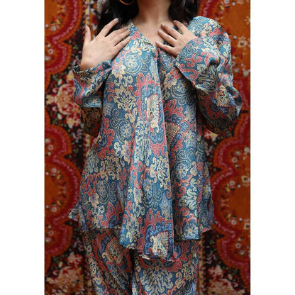 NORN Blue Atlas Bias Top Ws