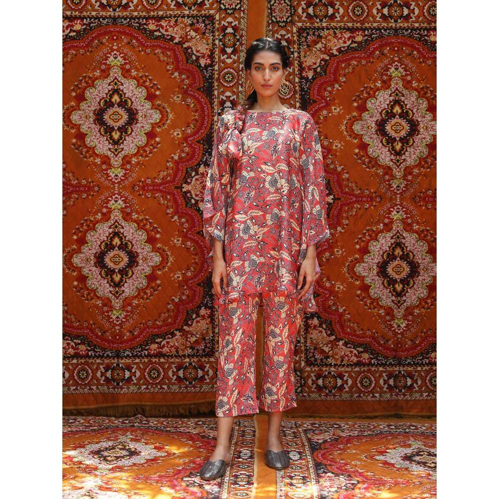 NORN Red Fez Capri Top