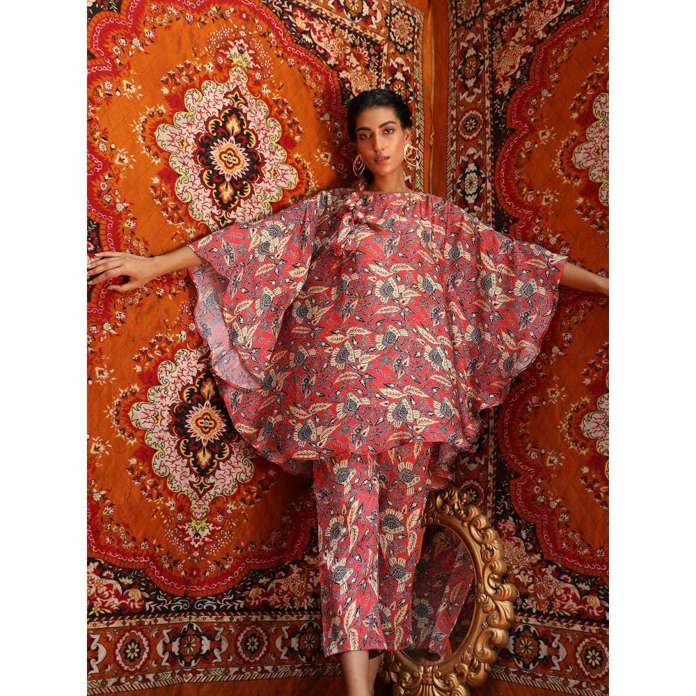 NORN Red Fez Capri Top