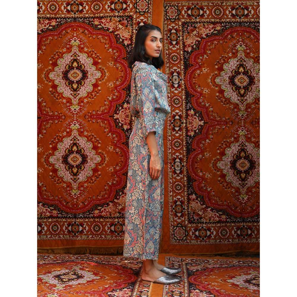 NORN Blue Atlas Cowl Top