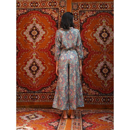 NORN Blue Atlas Cowl Top