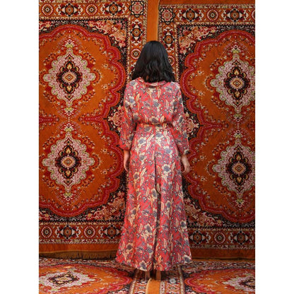 NORN Red Fez Cowl Top