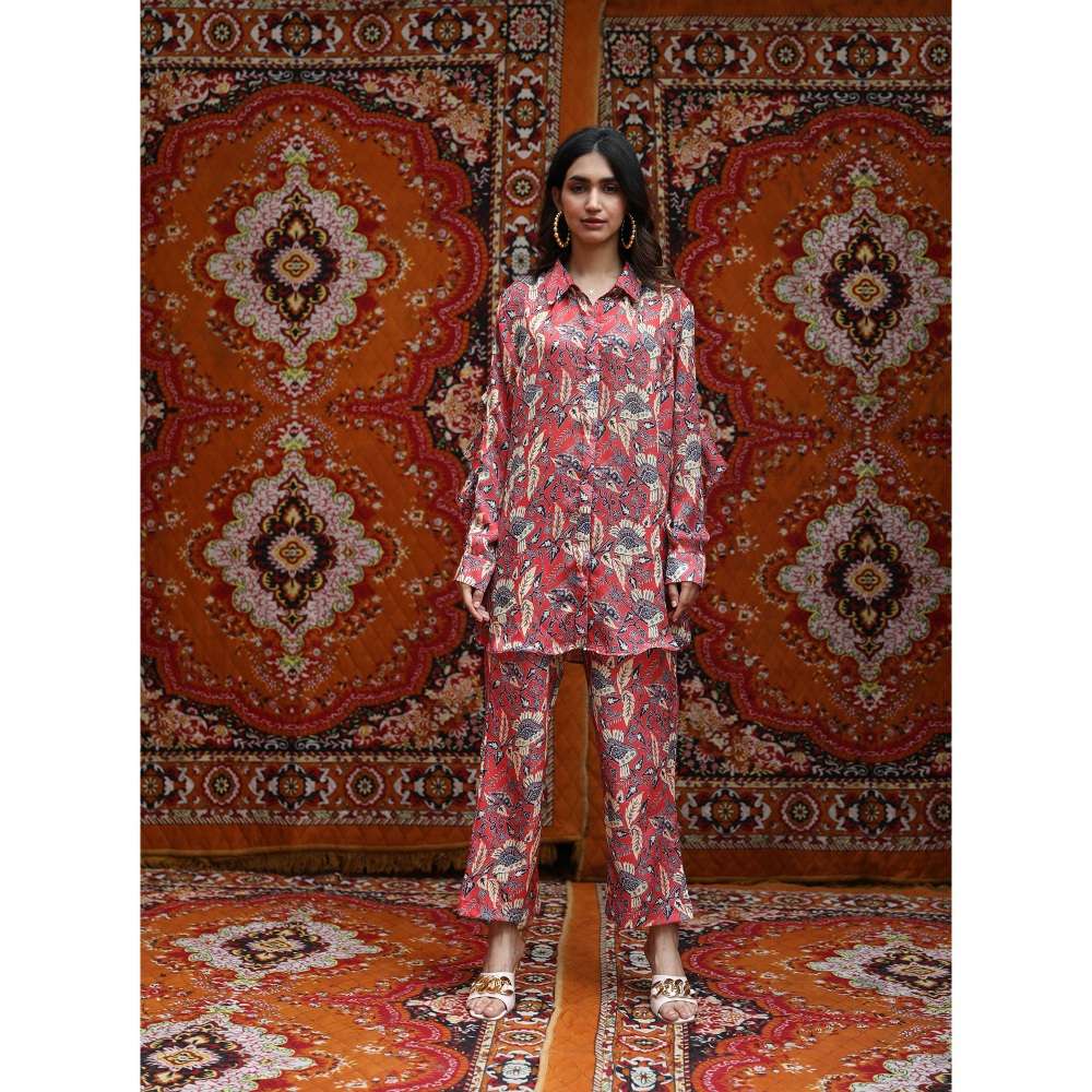 NORN Red Fez Curtain Shirt