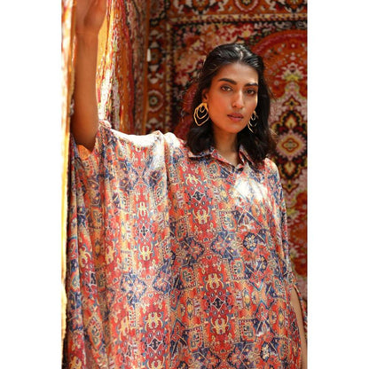 NORN Multi-Color Taza Drape Top