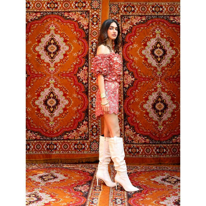 NORN Red Rabat Groovy Top