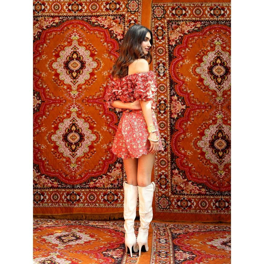 NORN Red Rabat Groovy Top