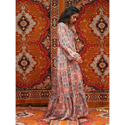 NORN Multi-Color Taza Havana Dress Ws