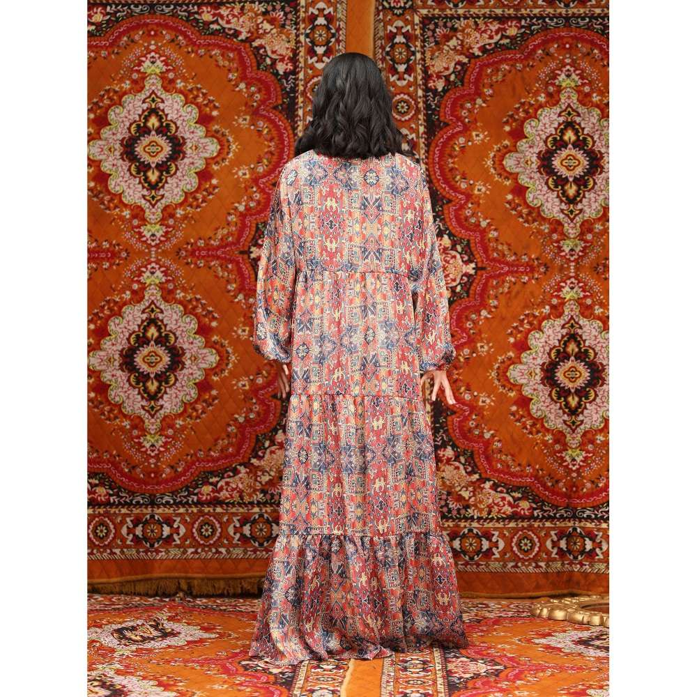 NORN Multi-Color Taza Havana Dress Ws