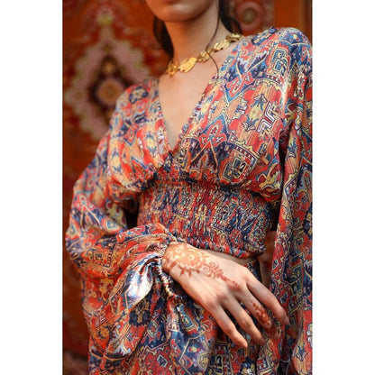 NORN Multi-Color Taza Katy Top