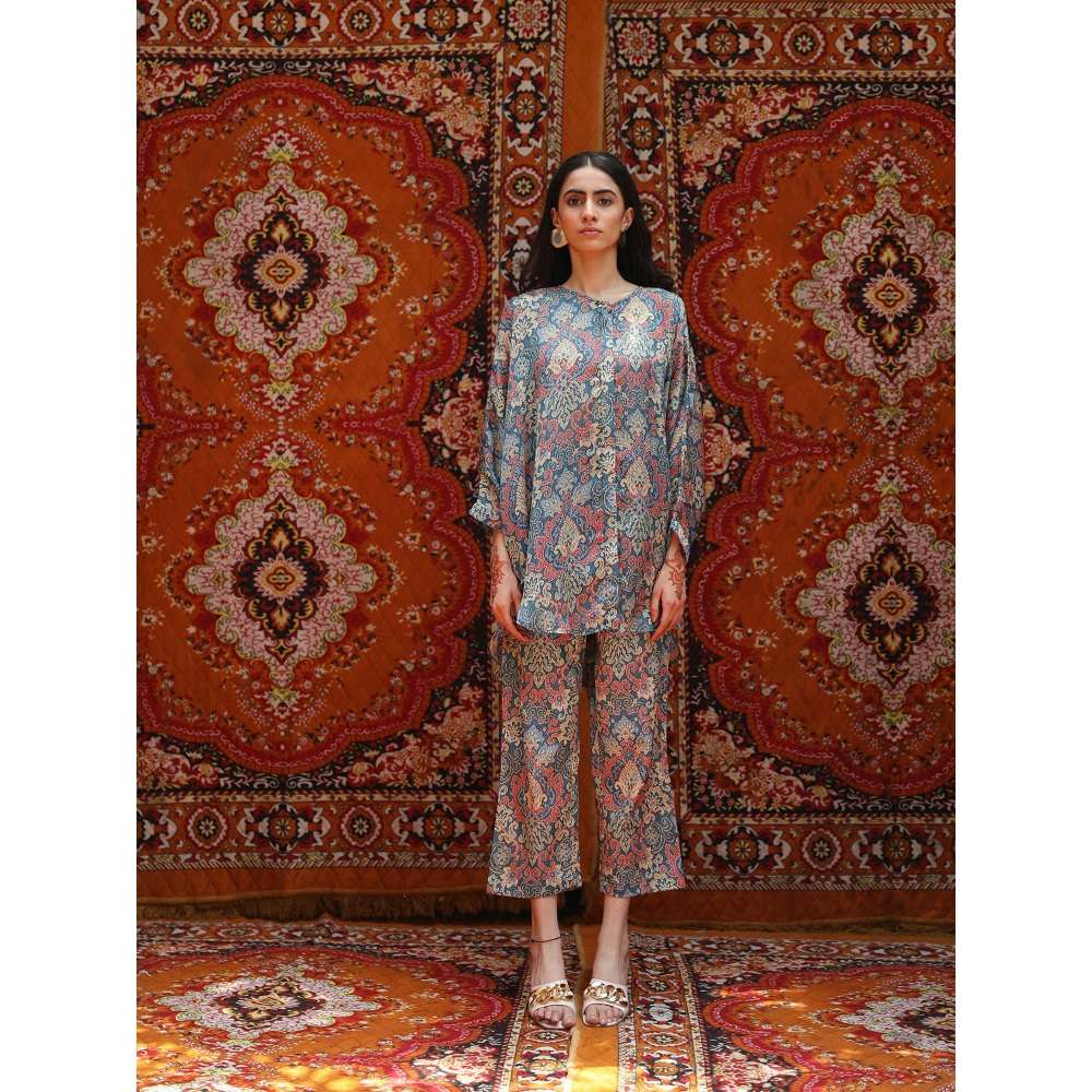 NORN Blue Atlas Round Shirt