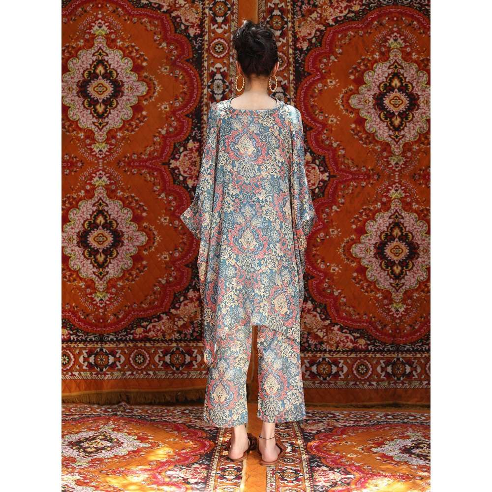 NORN Blue Atlas Short Kaftan Top