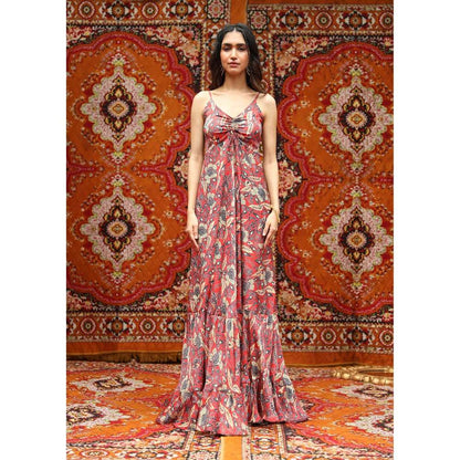 NORN Red Fez Strappy Dress